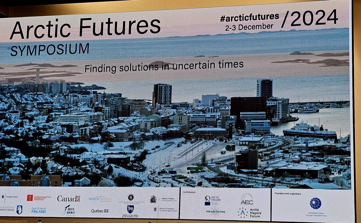 Arktisen alueen tulevaisuus koskettaa meitä kaikkia, ja erityisesti Pohjoista Suomea ja siksi täällä tänään ja huomenna myös panelistina  #arcticfutures <a href="/LapinAMK/">Lapin AMK - Lapland UAS</a> #education #RDI #sustainability #globalarcticresponsibility👍