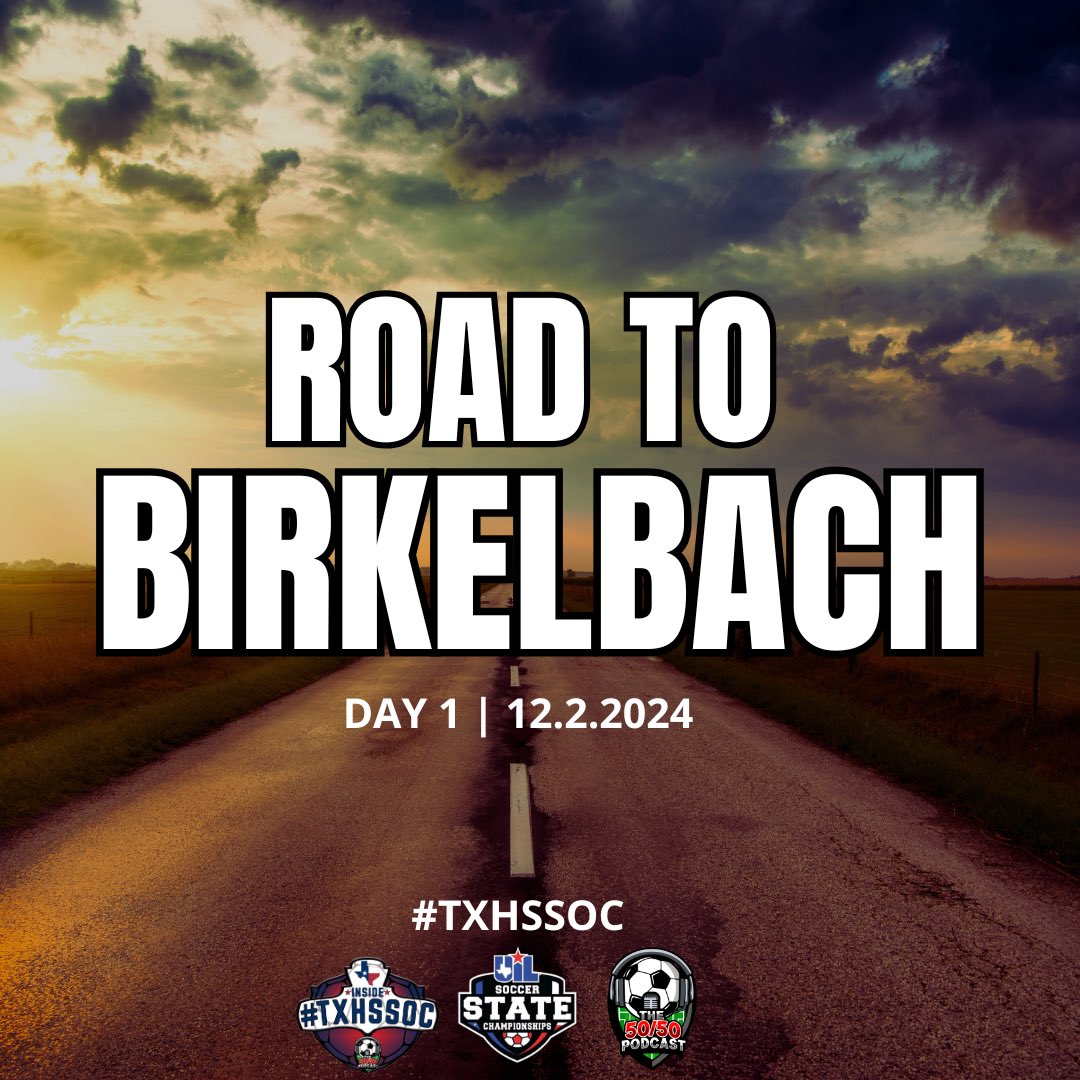 50_50Pod's tweet image. 𝐈𝐓’𝐒 𝐇𝐄𝐑𝐄…

Best of luck, Texas!! 

#TXHSSOC  | #RoadToBirkelbach
