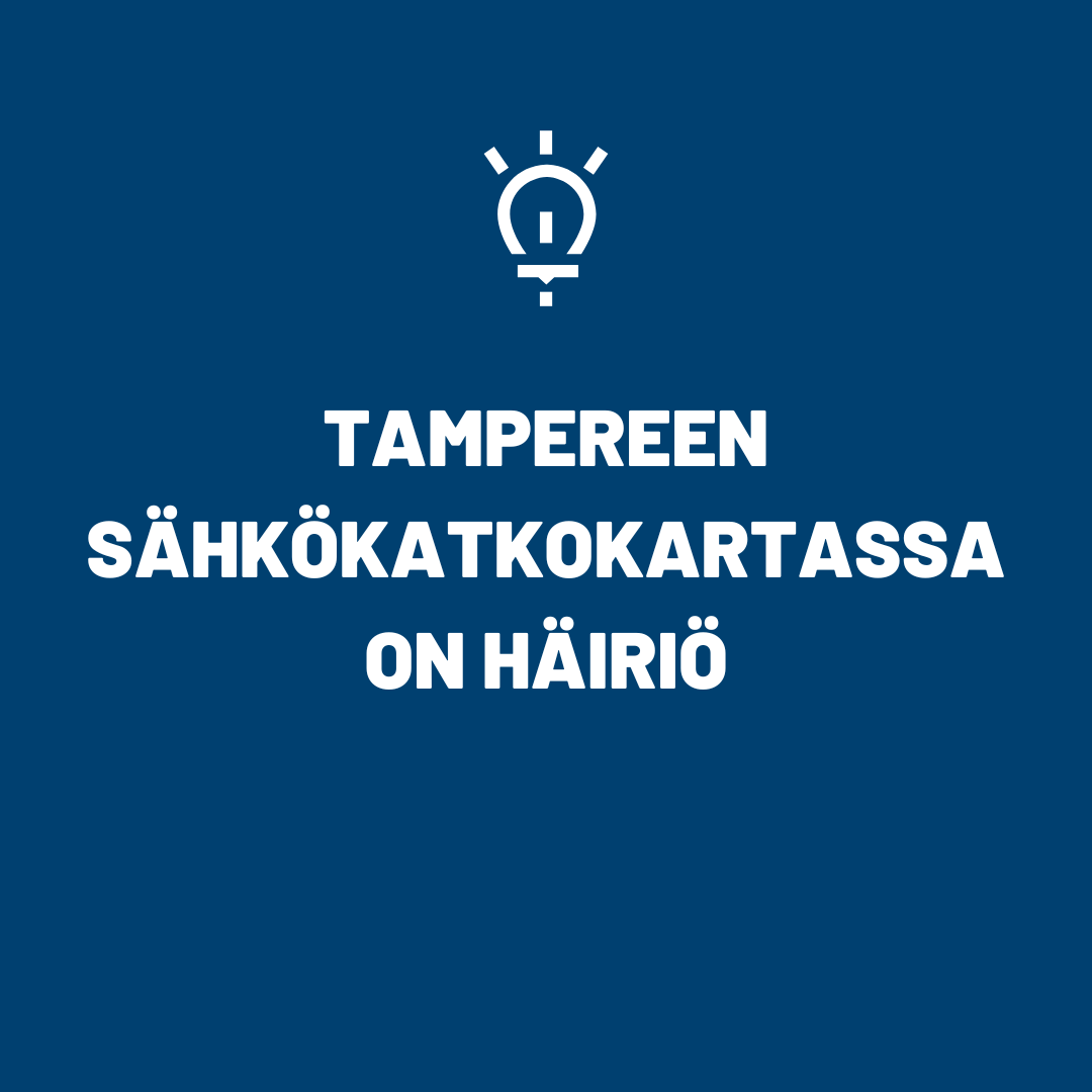 Tampereen Sähkökatkokartassa on ollut tänään tilapäisiä häiriötä. Häiriön johdosta osa asiakkaista on saanut aiheettomia sähkökatkoviestejä. Pahoittelemme häiriötä!