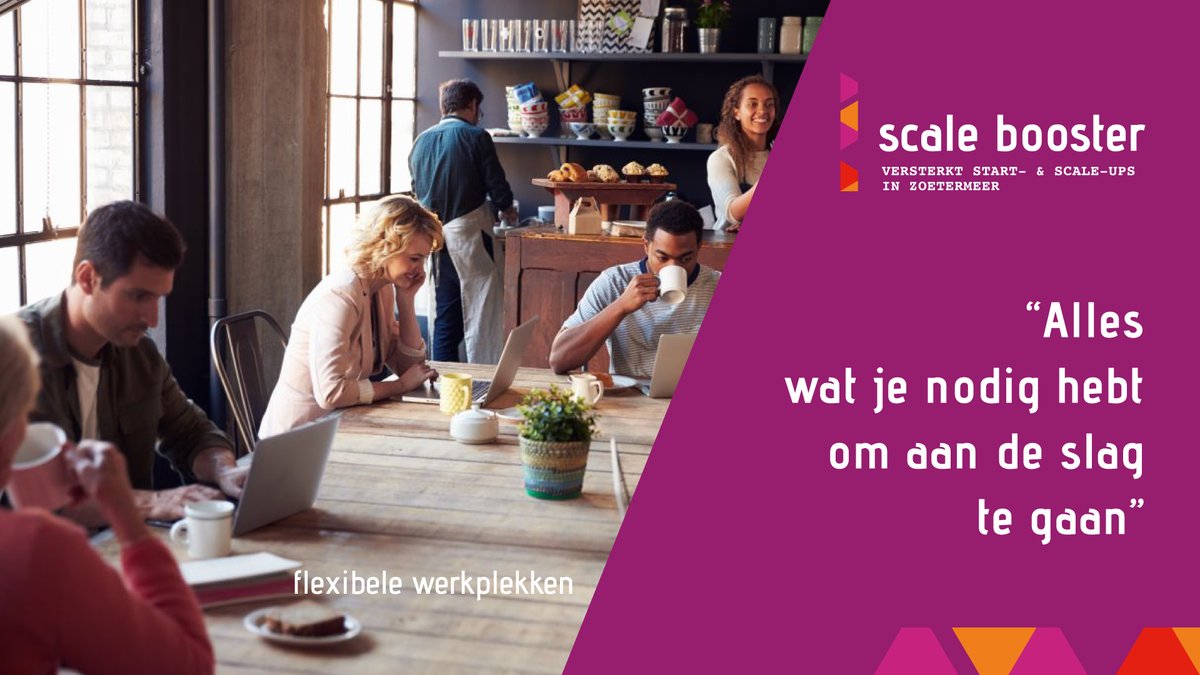 Met het aanbod aan flexibele werkplekken in #Zoetermeer beschik je als ondernemer altijd over de juiste werkruimte om jouw bedrijf te laten groeien. Deze werkplekoplossingen ondersteunen bedrijven in alle soorten en maten: scalebooster.nl/nl/flexplekken #huisvesting #startups