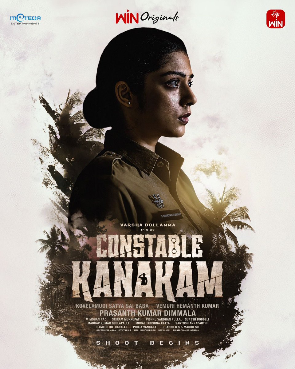 Varsha Bollamma (@varshabollamma) on Twitter photo The journey of #ConstableKanakam has officially begun! 🌟
Coming soon on #ETVWin,
<a href="/VarshaBollamma/">Varsha Bollamma</a>
<a href="/RajeevCo/">Raajeev kanakala</a>
🎬 #PrasanthKumarDimmala
🎥 #SriramMukkupati
🎶 <a href="/sureshbobbili9/">Suresh Bobbili</a>
💵 #KovelamudiSatyaSaibaba & #VeturiHemanthKumar
<a href="/etvwin/">ETV Win</a> #MeteorEntertainments The journey of #ConstableKanakam has officially begun! 🌟
Coming soon on #ETVWin,
<a href="/VarshaBollamma/">Varsha Bollamma</a>
<a href="/RajeevCo/">Raajeev kanakala</a>
🎬 #PrasanthKumarDimmala
🎥 #SriramMukkupati
🎶 <a href="/sureshbobbili9/">Suresh Bobbili</a>
💵 #KovelamudiSatyaSaibaba & #VeturiHemanthKumar
<a href="/etvwin/">ETV Win</a> #MeteorEntertainments