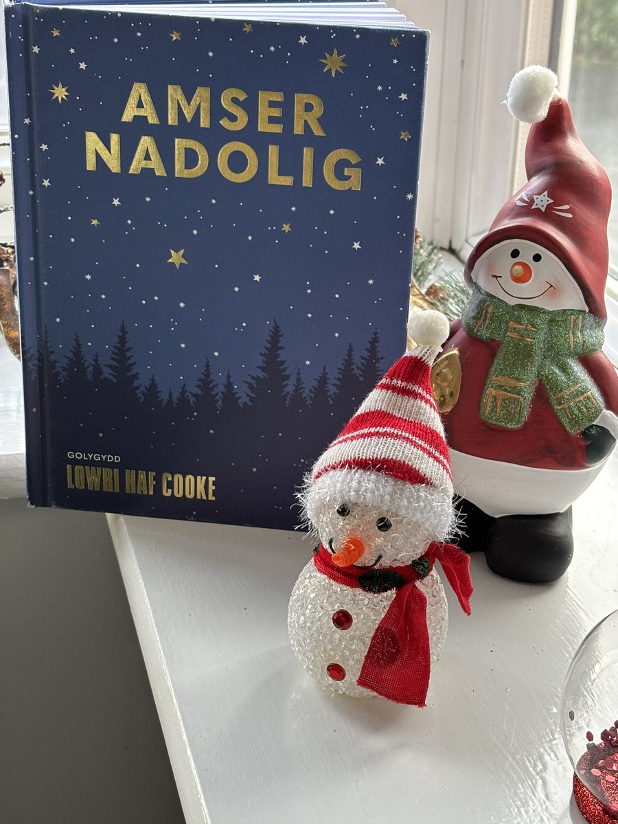 Wonderful to receive this fantastic book through the post this morning from Storyville Books today . An amazing festive treat by @LowriHafCooke with contributions by my  friends <a href="/ElidirJ/">Elidir Jones</a> and <a href="/delythbadder/">Dr Delyth Badder</a> . Available on the link below . Nadolig Llawen 
 uk.bookshop.org/search?keyword…