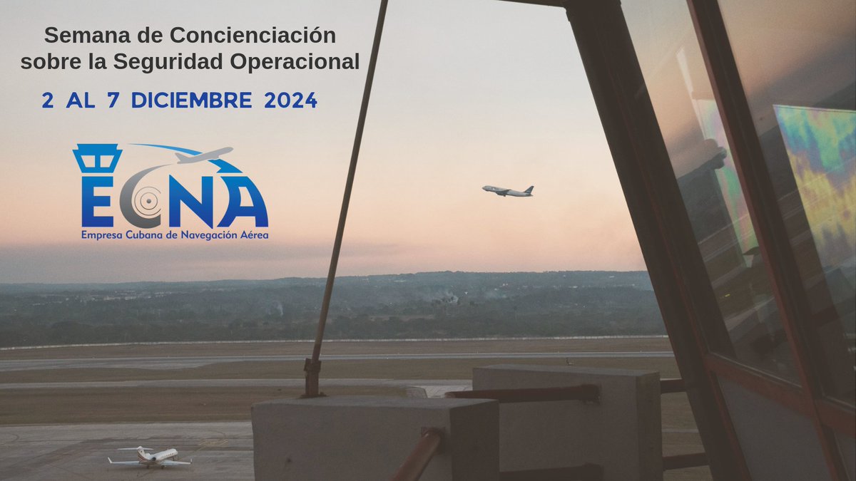 👥✈️ La Jornada de Seguridad Operacional se desarrollará entre los días 2 al 7 de diciembre en la ECNA. Se realizarán actividades enfocadas en la concienciación y promoción de la seguridad operacional.
✈️ ¡¡¡No te pierdas los detalles en nuestra página!!!