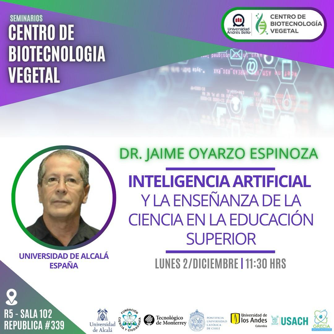 ¡Hoy! Te esperamos  11:30 hrs, seminario del Dr. Jaime Oyarzo sobre IA y enseñanza de ciencia en educación superior.

📍 R5, Sala 102, República #339