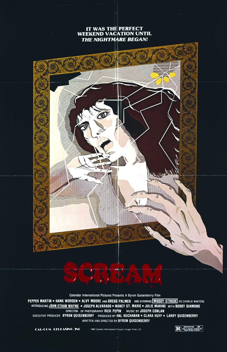 EugWSerra's tweet photo. On January 1, 1981, Scream was released. #Scream #Scream1981 #PepperMartin #HankWorden
#EthanWayne #AnnBronson
#JulieMarine https://t.co/xxeMZ8OSHZ