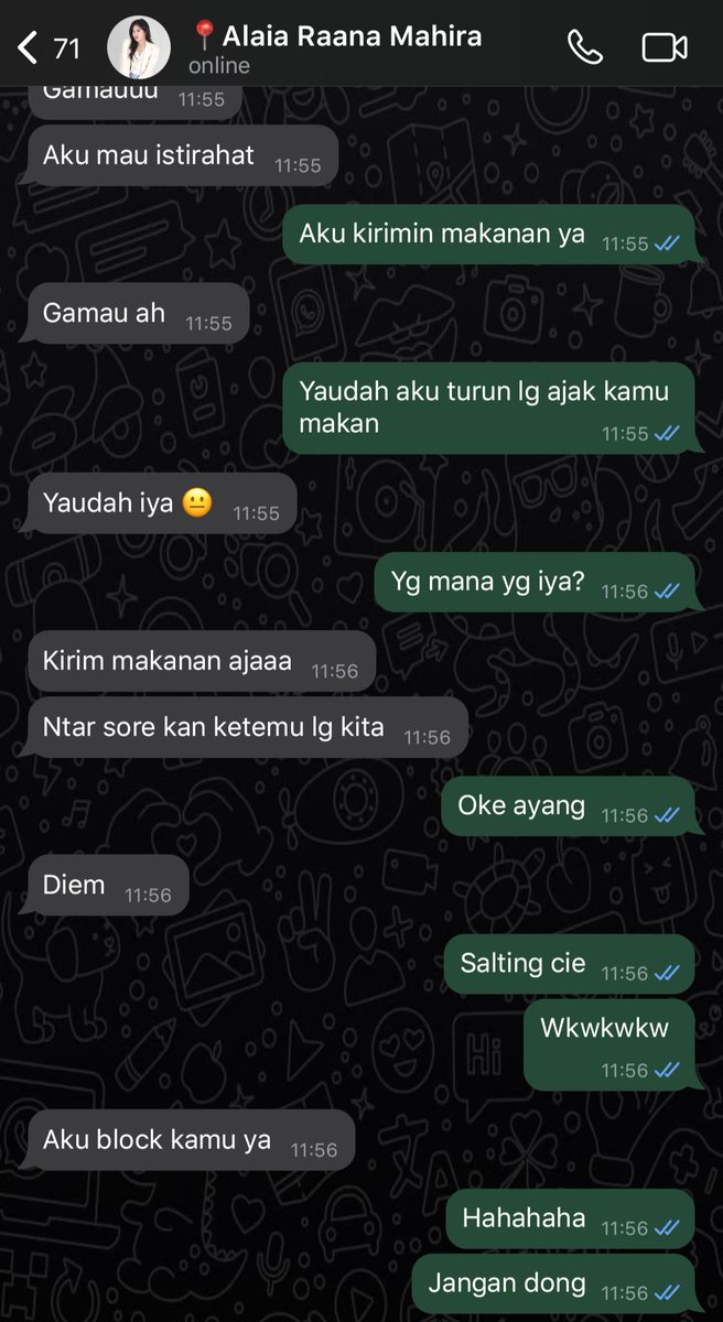 160. WKWKWK sayang, ayang, padahal mereka siapa yakan 🫣