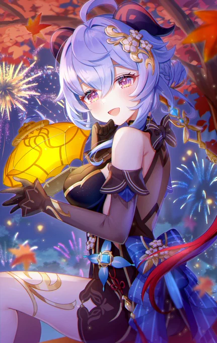 甘雨ちゃんお誕生日おめでとう(過去作です!)  #甘雨生誕祭2024 #GenshinImpact 