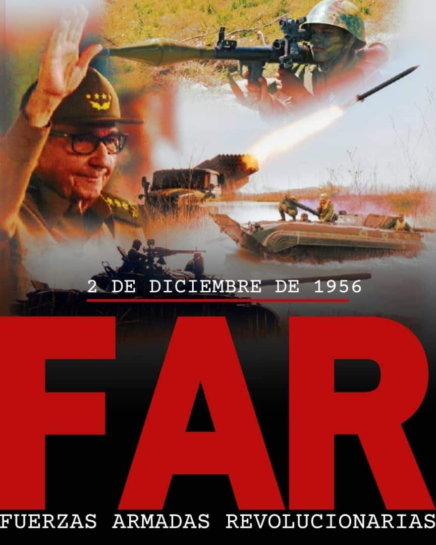 68 Aniversariodel desembarco del Yate Granma y Día de la FAR Revo, así rendimos homenaje a aquel puñado de hombres decididos a vencer o morir en el empeño de conquistar la libertad de la Patria.
“Si salgo llegó, si llego entro, y si entro. #SiempreDeVerdeOlivo
