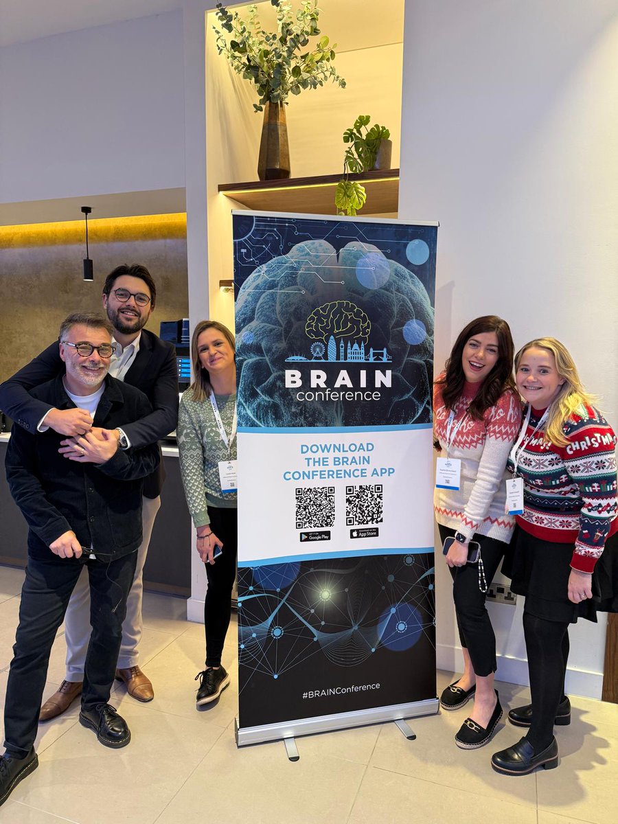 MillbrookMed's tweet photo. The Millbrook team is embracing the holiday spirit at the 2024 @brainconferenc1 in London!🧠🎄You can catch all the action live through the BRAIN Conference app. Simply register online, and you'll receive an email with all the essential details and access links.

Don’t miss out—register now to experience the conference from anywhere! https://t.co/XDHHCieU5F

#BRAINConference