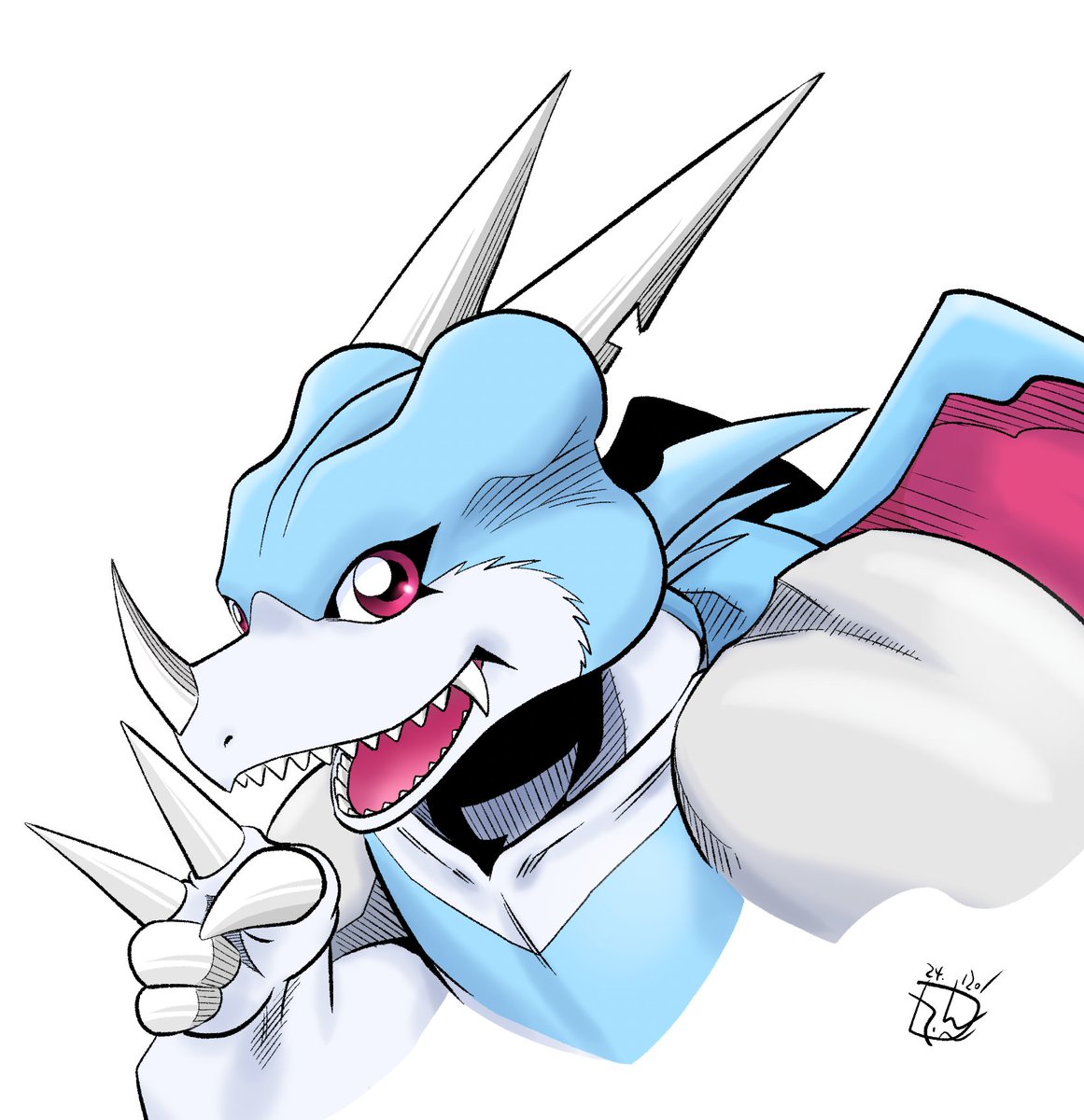 Digimon_Freaks's tweet photo. #TenyaYabuno dio color a su dibujo del #manga de #DigimonVTamer01 por su aniversario número 26
Nos regala esta ilustración de #Zero
#Digimon https://t.co/QOaASMuJoH