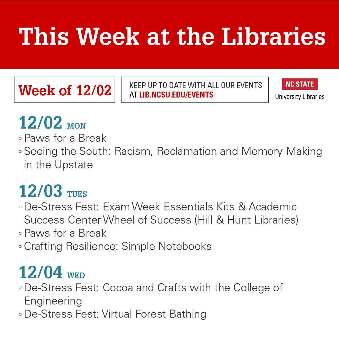 NC State University Libraries tweet media