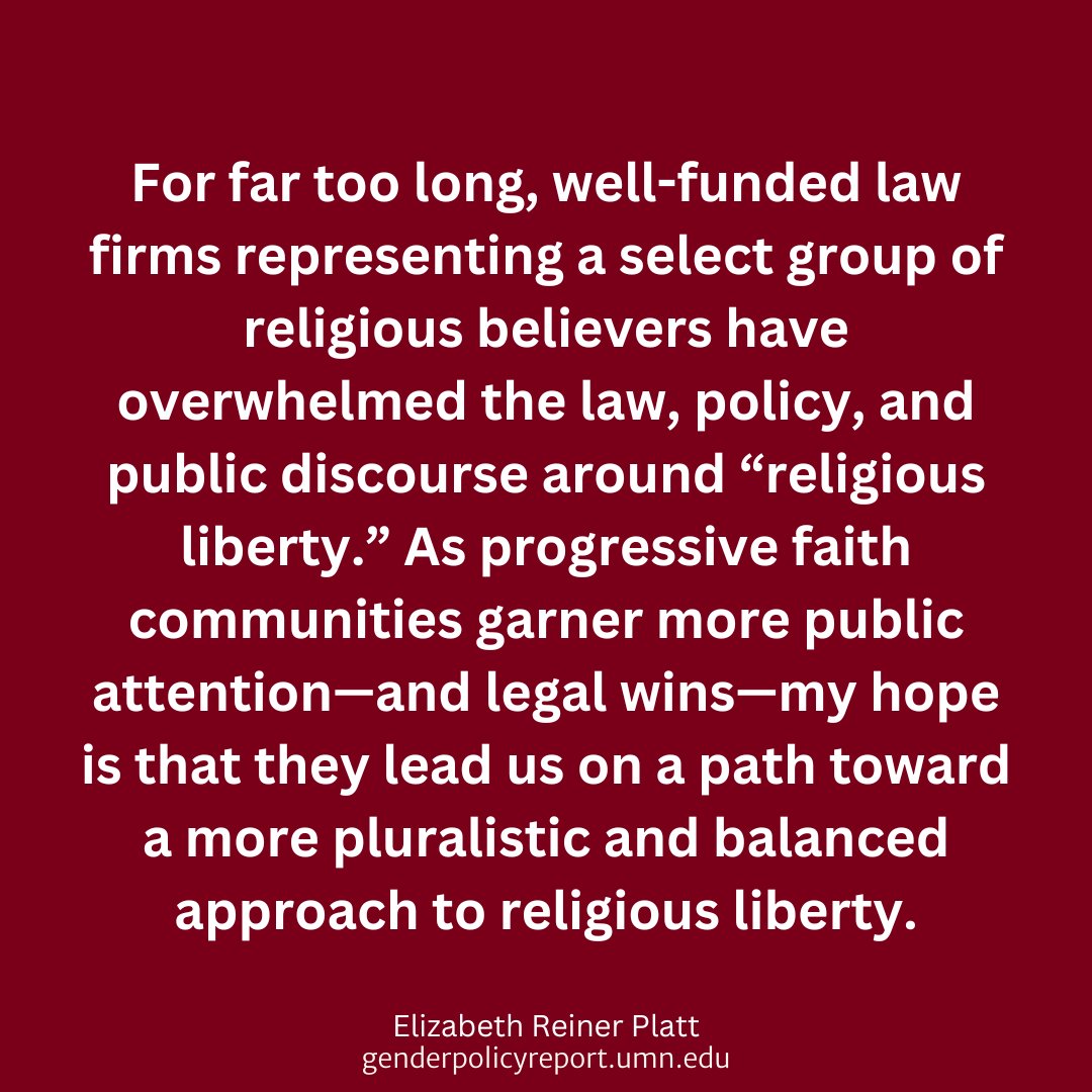 Why has “religious liberty” become the province of conservative Christians? 
ow.ly/oFUg50U5sTO