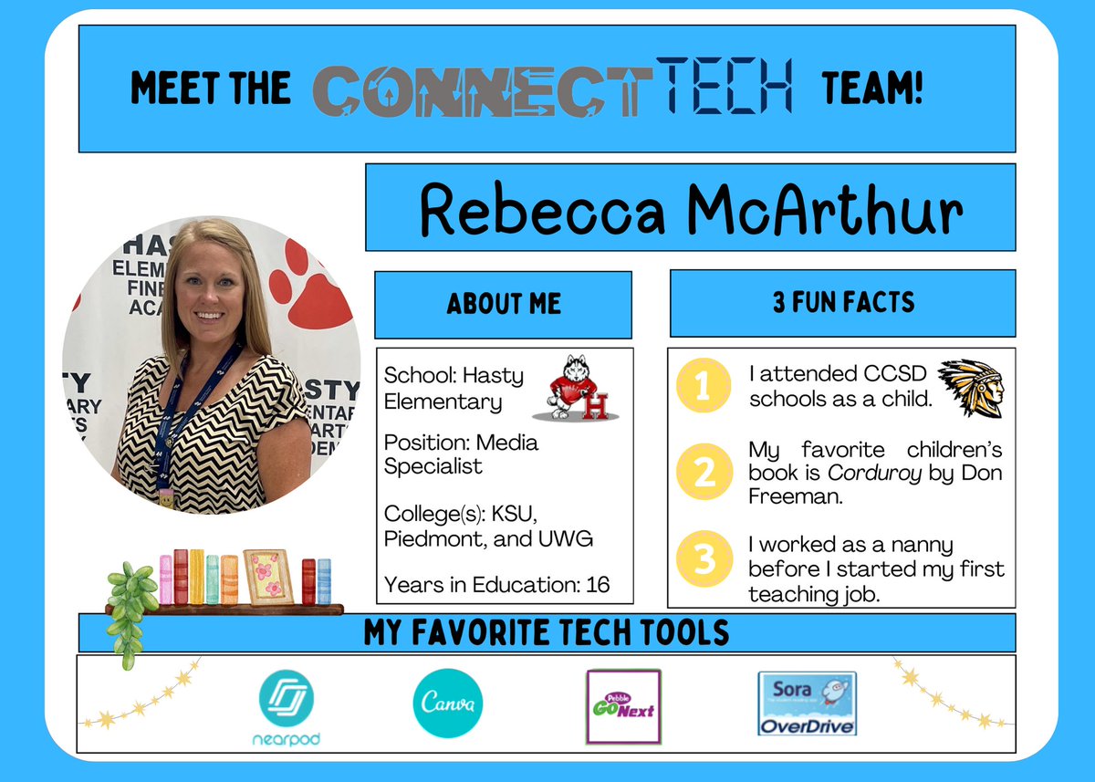 Instructional Technology Cherokee County Schools (@itsccsd) on Twitter photo The <a href="/CherokeeSchools/">Cherokee Co. Schools</a> Instructional Technology Team regularly works with technology savvy staff in our schools, and will highlight a few of our #ConnectTECH participants each week. This week we are highlighting Paige Chandler, <a href="/kforrester85/">Kimberly Forrester</a> , @klorch09 and Rebecca McArthur! The <a href="/CherokeeSchools/">Cherokee Co. Schools</a> Instructional Technology Team regularly works with technology savvy staff in our schools, and will highlight a few of our #ConnectTECH participants each week. This week we are highlighting Paige Chandler, <a href="/kforrester85/">Kimberly Forrester</a> , @klorch09 and Rebecca McArthur!