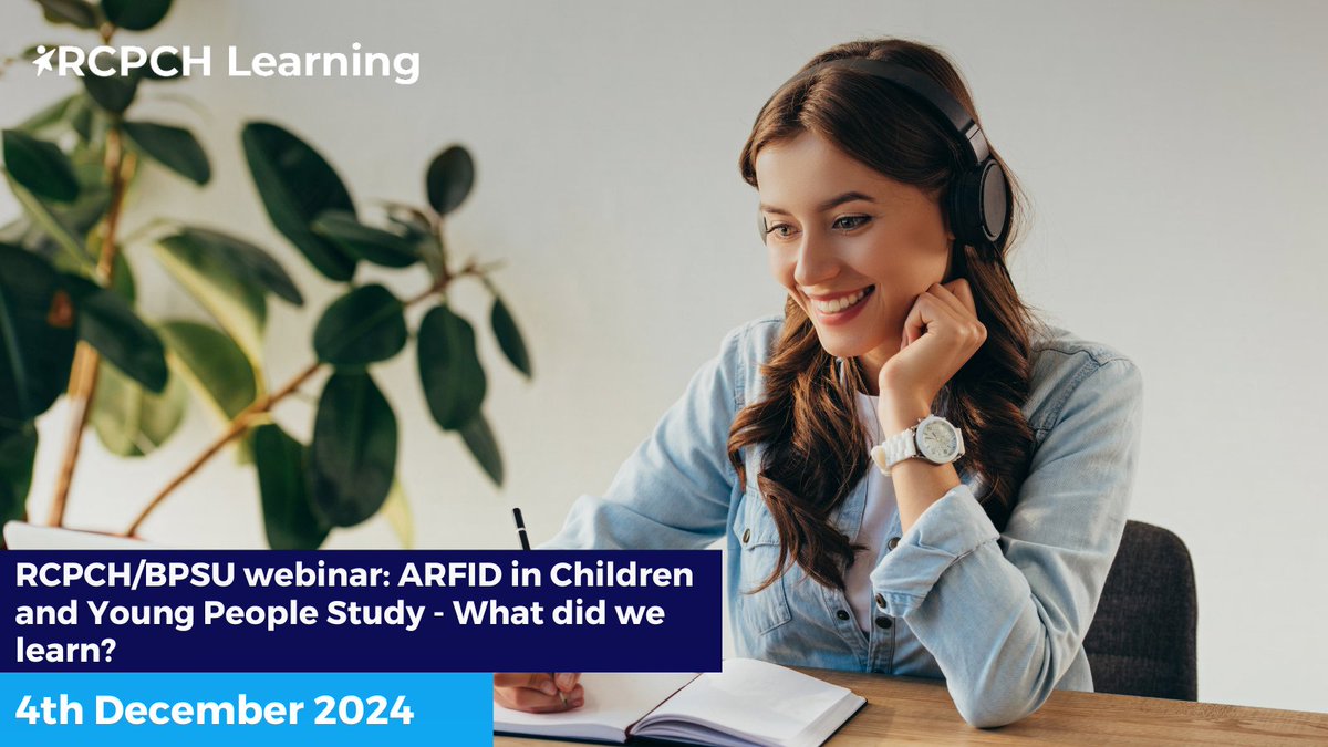 Join us this Wednesday, 4 December, to discover key insights from the ARFID study in children and young people. Learn about the latest findings and their impact on clinical practice: ow.ly/3Mei50Uia6F