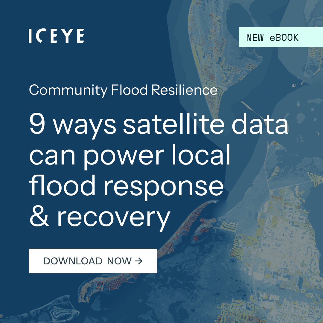 iceye_global's tweet image. Explore 9 innovative ways radar satellite data is transforming #flood disaster response and learn how these insights can speed up relief efforts, improve inter-agency collaboration, support long-term recovery, and more.

Get our #CommunityResilience eBook: hubs.li/Q02ZYbj20