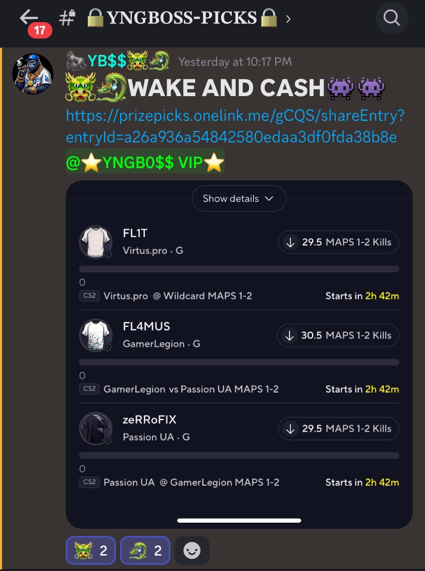# I REALLY DO THIS $HIII POSTED IN PREMIUM🥵💰🐲🐉🥶💰 #prizepickslocks #PrizePicksMillions #prizepickswinning #prizepickscs2 #prizepickscsgo #eSportsTwitter #GambingTwitter