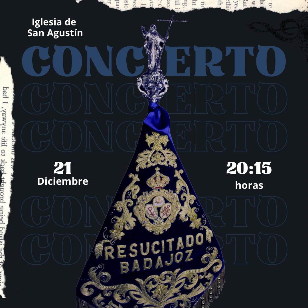 CCTTresucitado's tweet image. 🎶 𝗖𝗢𝗡𝗖𝗜𝗘𝗥𝗧𝗢 🎶

El sábado 21 de diciembre, coincidiendo con el segundo día del triduo de María Stma de la Aurora, ofreceremos en la Iglesia de San Agustín nuestro tradicional concierto para cerrar el año.

La actuación dará comienzo a las 20:15, tras finalizar la misa.