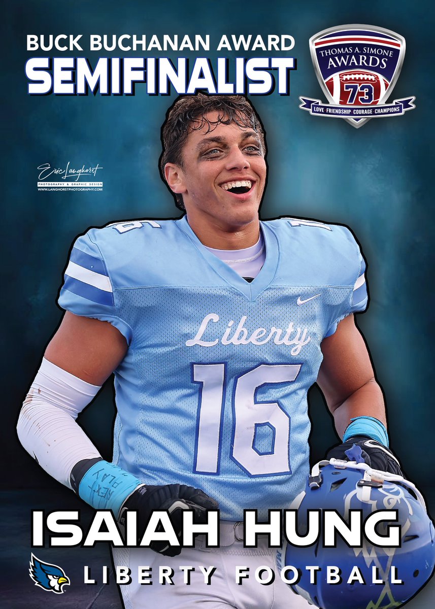 JaysFootball's tweet photo. Congratulations to Isaiah Hung for being recognized as a Semifinalist for the Buck Buchanan Award! https://t.co/RHRPafTJNn
