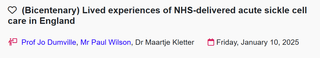 PhD Opportunity: Explore the lived experiences of individuals receiving acute sickle cell care in the NHS, marking the bicentenary of sickle cell research. 

Find out more &amp; apply here: bit.ly/4ihSDQI 

#SickleCell #HealthResearch