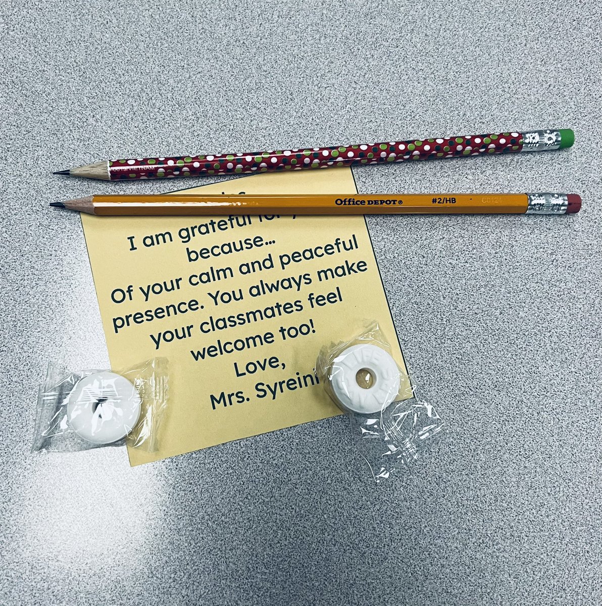 Happy to bring seeing my crew this morning. We’ve got this first day back from break! #wcsflight