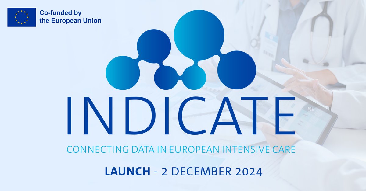 INDICATE (@indicate_europe) on Twitter photo 🇪🇺The INDICATE project has officially launched!🚀 
This European initiative aims to improve data sharing between ICUs, advance patient-centered care, and develop trustworthy #AI models through ethically responsible data use.🤝
Read more via: indicate-europe.eu 🇪🇺The INDICATE project has officially launched!🚀 
This European initiative aims to improve data sharing between ICUs, advance patient-centered care, and develop trustworthy #AI models through ethically responsible data use.🤝
Read more via: indicate-europe.eu