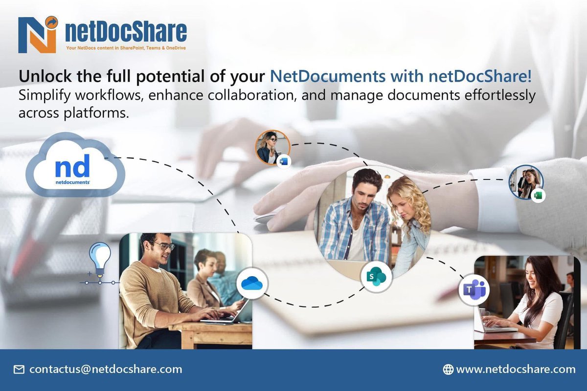 netDocShare's tweet photo. Surface NetDocuments DMS intelligence with Generative AI to boost productivity.
https://t.co/3OfUSlOBDV
#netdocuments #netdocshare #dms #dmsintelligence #firmintelligence #genai #legalapp #legaldms #legalinnovation https://t.co/zWjJX0lly7