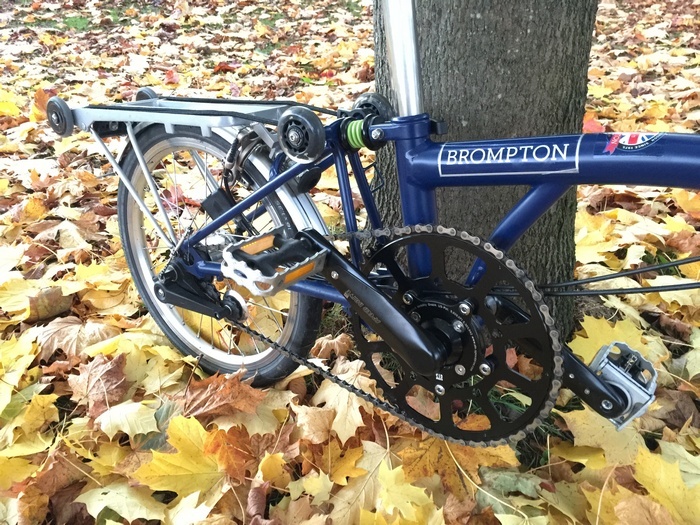 BIKEgangUK's tweet photo. https://t.co/nt005DUplV
ATS Schlumpf Mountain Drive Gear ratio 1:0.4 Underdrive on A Line 3 speed hub (60t-->24t / 449%), wider than P Line 12 speed or G Line 8 speed.
Ideal for mountainous area
#Brompton #BIKEgangStore #BIKEgang #BromptonLife #BromptonMODs #BromptonSociety https://t.co/VKOGZh4Y2R