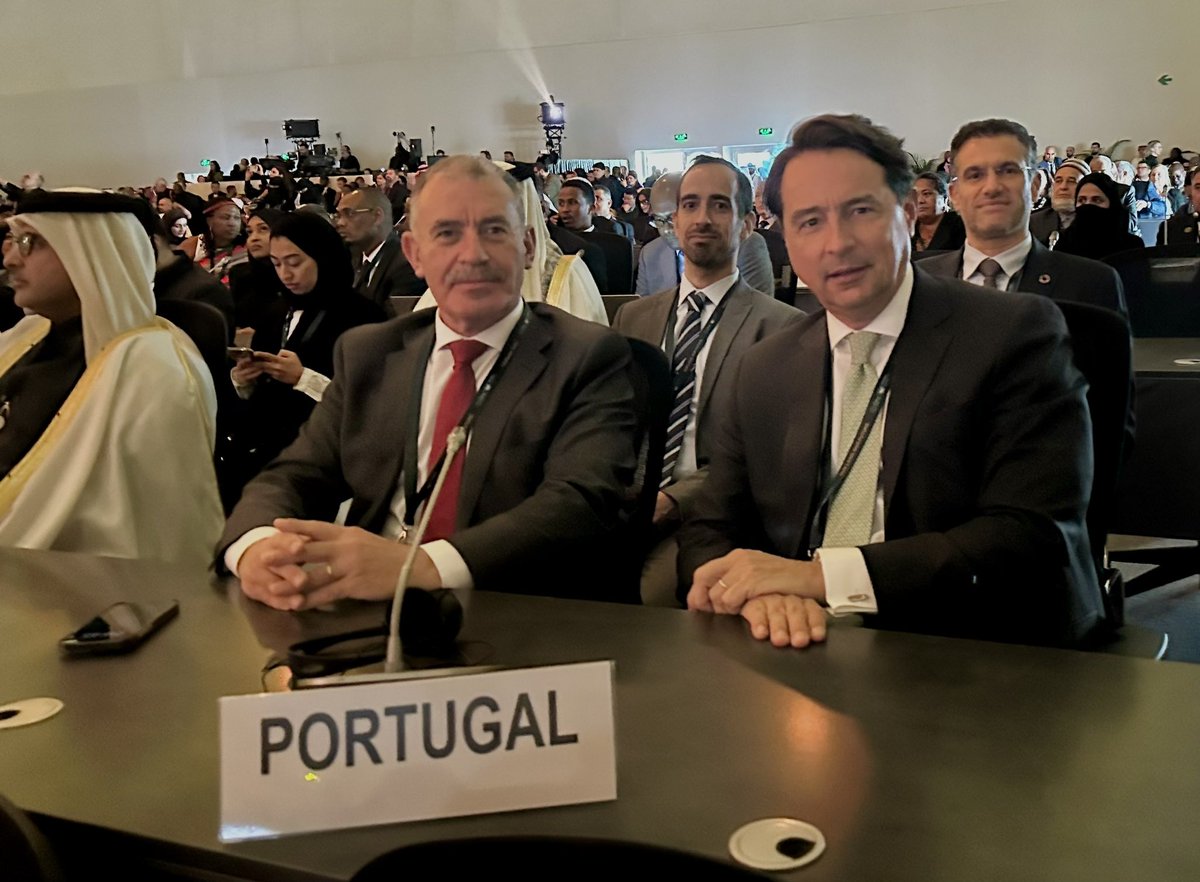 Honored to join H.E. Emídio Sousa <a href="/emidiofsousa/">Emídio Sousa</a>, the Secretary of State for Environment of Portugal 🇵🇹 at the opening of <a href="/Cop16Riyadh/">COP16 Riyadh</a> 🇸🇦. Portugal‘s representation is a testimony to its strong commitment to environmental sustainability. <a href="/ambiente_pt/">Ministério do Ambiente e Energia</a> <a href="/UNCCD/">UN Land and Drought</a> <a href="/MEWA_KSA/">وزارة البيئة والمياه والزراعة</a>
