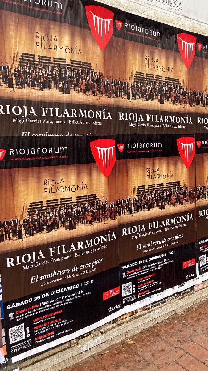 🎶💃🏻 El sombrero de tres picos

🗓️ 28 de diciembre 2024
🕗 20h. 
📍 <a href="/Riojaforum/">Riojaforum</a> 
🎟️ entradas.com/component/seat…