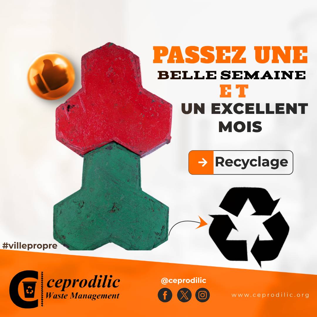 Passez une belle semaine et un excellent mois de Décembre 
Ensemble, construisons une #VillePropre grâce au recyclage. ♻️

@MairieBuja <a href="/PNUDBurundi/">PNUD.Burundi</a> <a href="/NtareHouse/">Ntare Rushatsi House</a> <a href="/theGCF/">Green Climate Fund</a> <a href="/BMineagrie/">BURUNDI/MINEAGRIE</a>  #Bujumbura #Burundi
