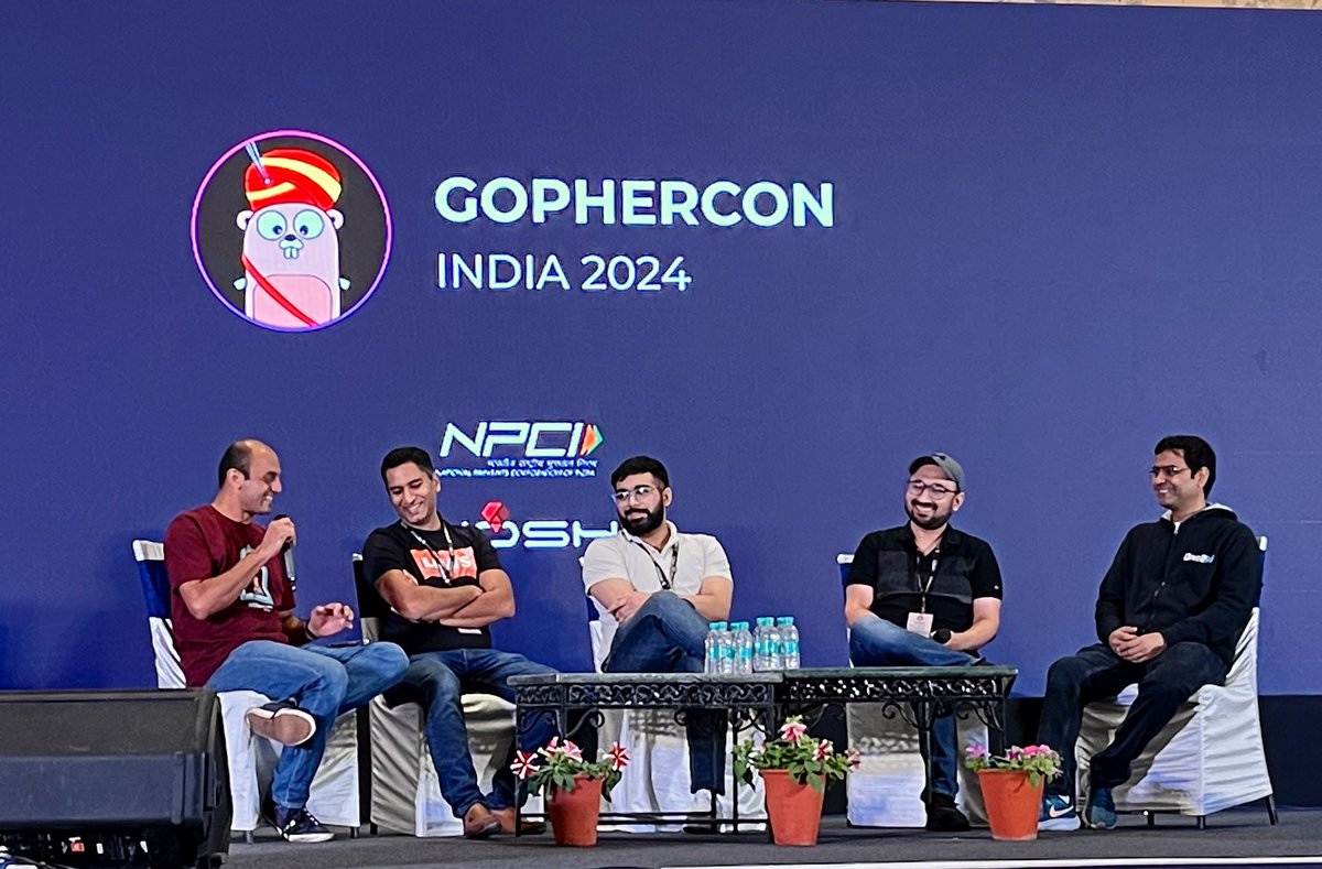 GopherConIndia's tweet image. An engaging panel discussion on Performance and Scalability is underway at GopherCon. Experts dive into strategies, insights, and real-world applications, shaping the future of efficient Go development!

#GCI24 #GopherConIndia2024 #golang #gopherconjaipur