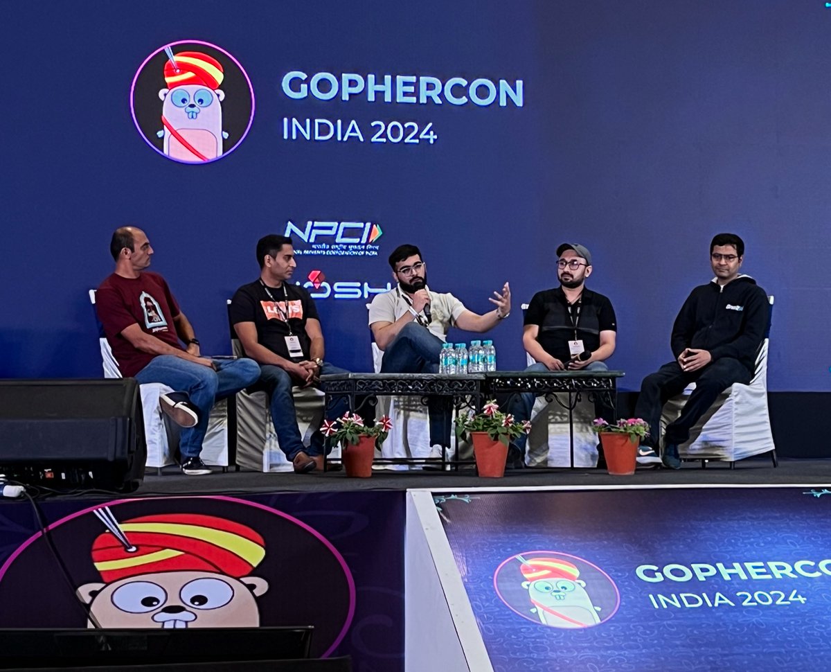GopherConIndia's tweet image. An engaging panel discussion on Performance and Scalability is underway at GopherCon. Experts dive into strategies, insights, and real-world applications, shaping the future of efficient Go development!

#GCI24 #GopherConIndia2024 #golang #gopherconjaipur