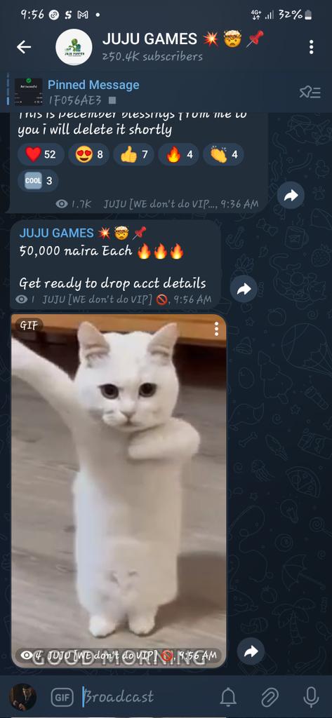 juwisegame's tweet photo. Giveaway on our Telegram ♻️♻️

    50,000 naira each  👇
                           https://t.co/xlszK2EFAW https://t.co/Y2lMIAIjTi