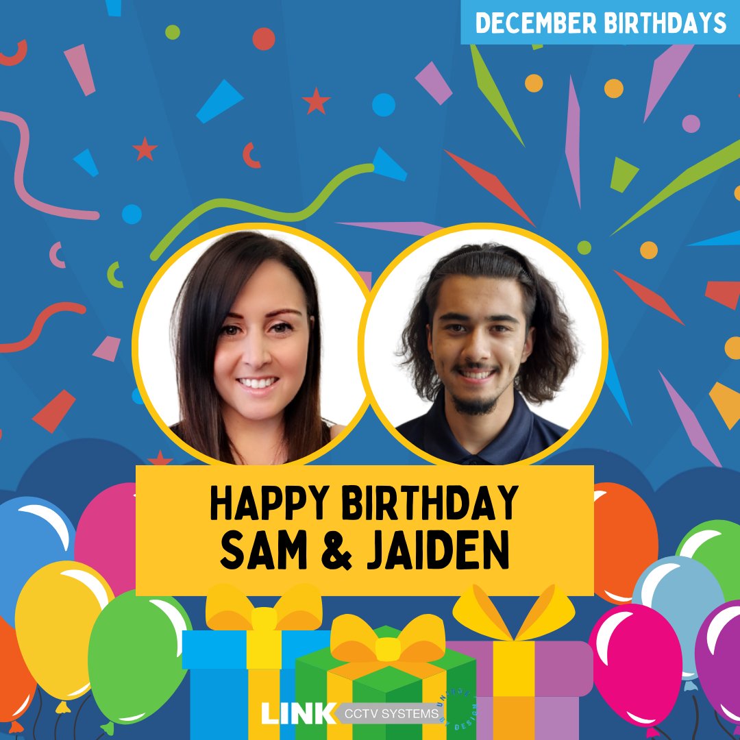 December Birthdays! 🎉

We would like to wish Sam &amp; Jaiden, who celebrates their birthdays this month, a very happy birthday 🎂

#LinkLife #HappyBirthday