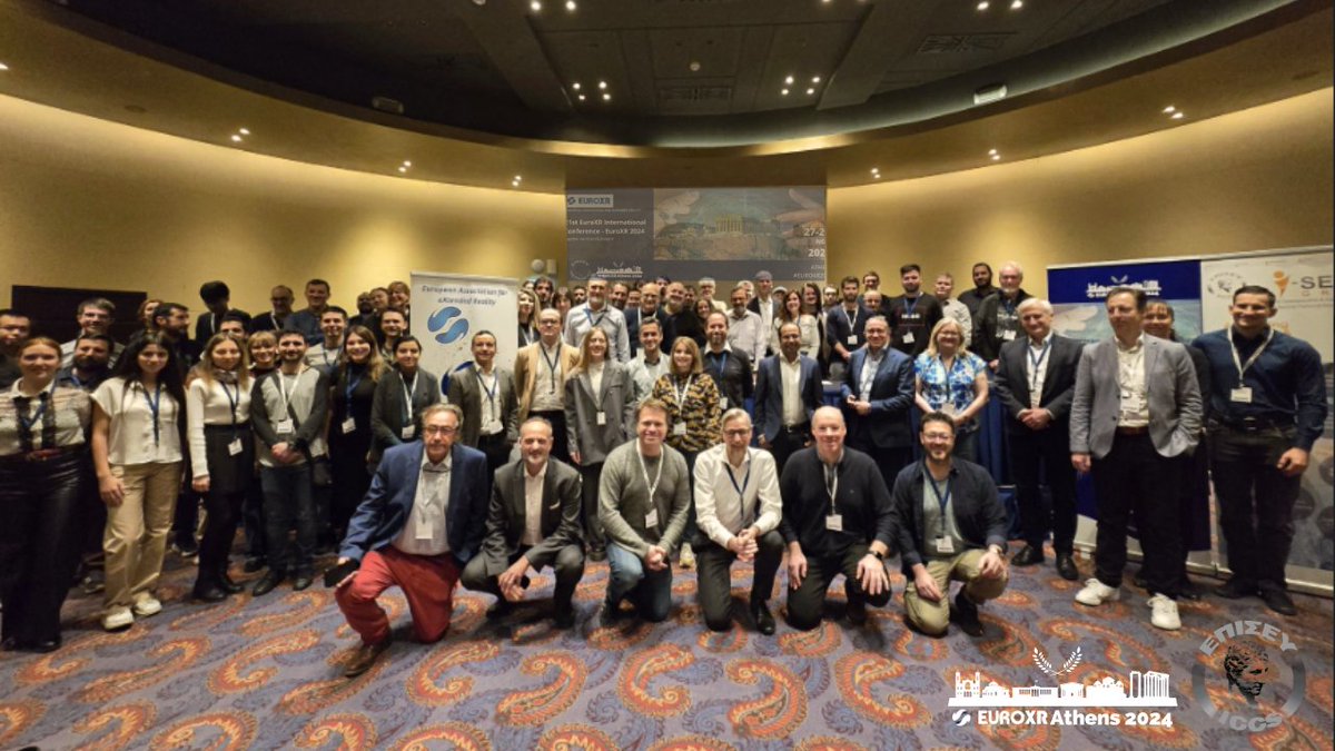 Thank you everyone that participated in this edition of #EUROXR2024. 

See you all in Switzerland at #EuroXR2025! 🇨🇭