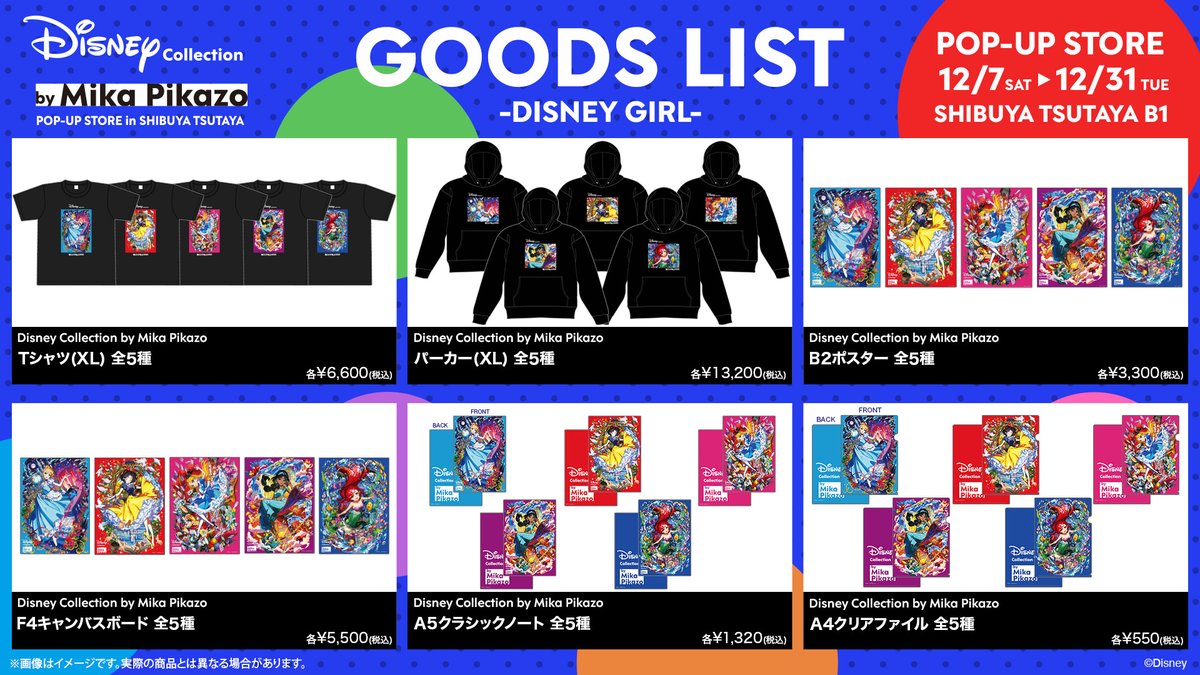 ◤ 追加グッズラインナップ解禁 ◢|| プリンセスのグッズをご紹介