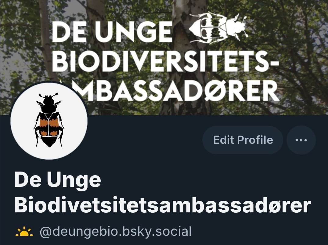 De Unge Biodiversitetsambassadører tweet media