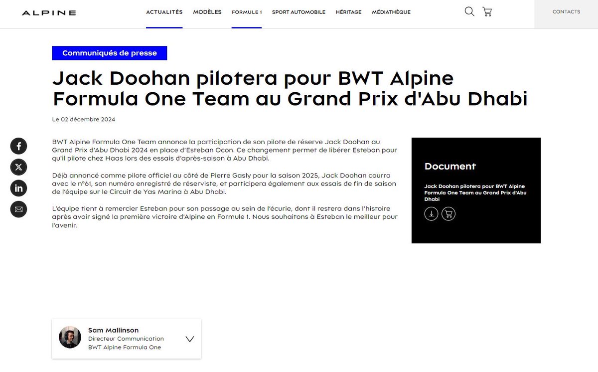 Voilà c’est officiel… et c’est triste que cette aventure s’achève de cette manière… on en parle dans les #fousduvolant aujourd’hui !
À retrouver sur toutes les bonnes plateformes comme on dit !
#eurosport