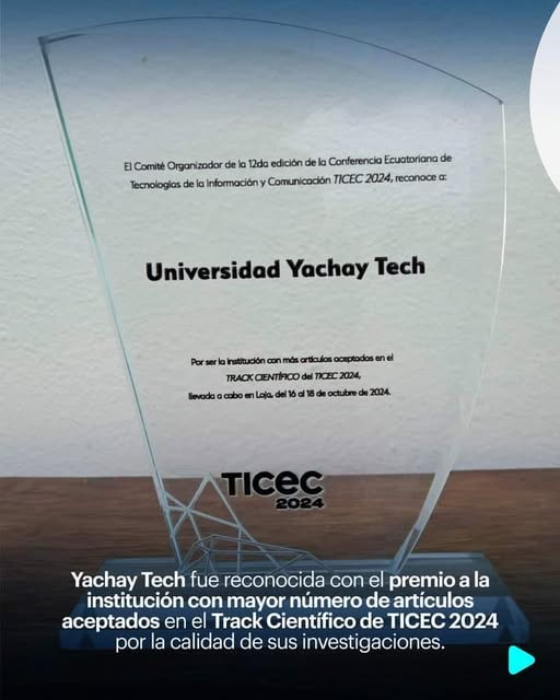 joschamorromaya's tweet photo. Universidad "Yachay Tech" sigue haciendo historia en el ámbito científico-investigativo y académico por arriba de otras universidades de mayor antiguedad. FELICITACIONES por los constantes reconocimientos de su labor a nivel internacional. #YachayTech https://t.co/BZ3RE56uYU