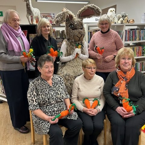 Look who came to visit Bishop Auckland Town Hall last week!🐇

Ahead of @BalletLorent's visit to our venue, The Velveteen Rabbit visited children &amp; our Knit &amp; Natter group in our library!🥕

Hop to get your £10 tickets!👇

📅 Sat 25 Jan, 11am &amp; 2pm
🎟️ galadurham.co.uk/the-velveteen-…