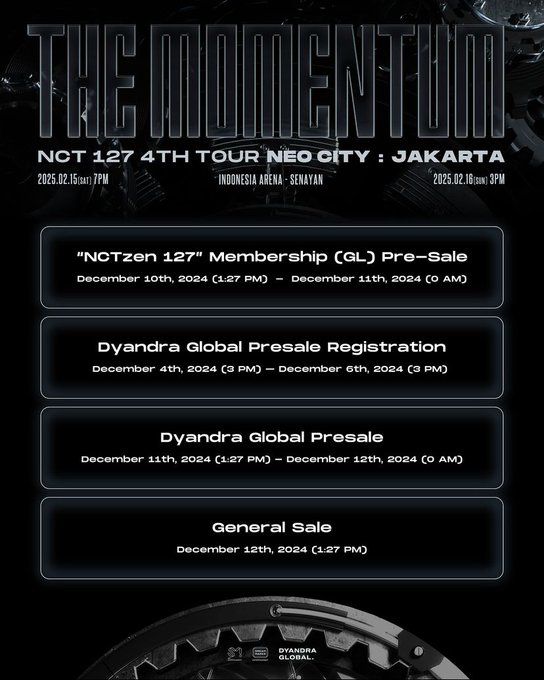 jaswarrawr's tweet photo. OPEN JASA WAR / TICKETING SERVICE ASSISTANCE

🎫 NCT 127 NEO CITY - THE MOMENTUM

🎟 10 - 12 December 2024
✅ Data buyer
✅ Self payment

💸 Fee: 250-300k/tix

📩 DM for more info

#NCT127 #neocity #neocity_the_momentum #nct127injakarta https://t.co/sQn00lOFfr