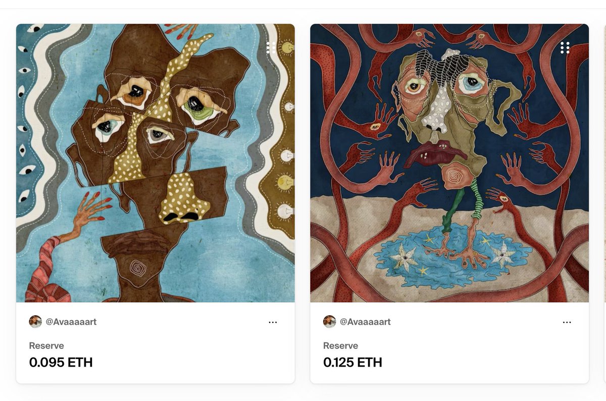 avaaaaart🪱 (@avaaaaart) on Twitter photo GM everyone!☕️
My last 2 pieces are still available on <a href="/foundation/">Foundation 🌐</a>
If you love my art and want to support me, go ahead and place your bid! ♥️🫶🏻⬇️⬇️
$BRLN GM everyone!☕️
My last 2 pieces are still available on <a href="/foundation/">Foundation 🌐</a>
If you love my art and want to support me, go ahead and place your bid! ♥️🫶🏻⬇️⬇️
$BRLN