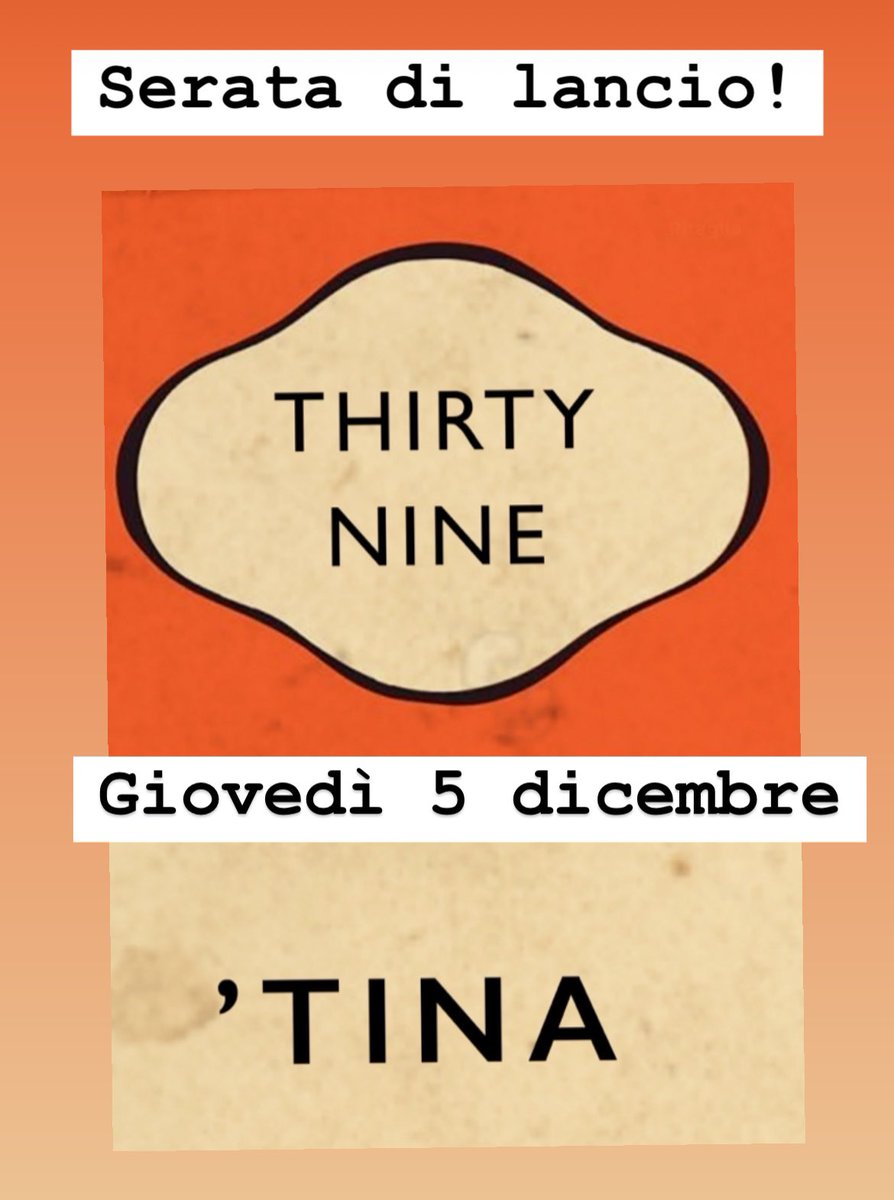 Il nuovo numero di ‘tina, il numero 39 della serie, è finalmente pronto e verrà lanciato in una serata speciale giovedì 5 dicembre alle 18.30 presso Frab’s Magazine in via Sirtori 11 a Milano. 
edizione limitata, firmata e numerata in sole 250 copie 
Vi aspetto!
