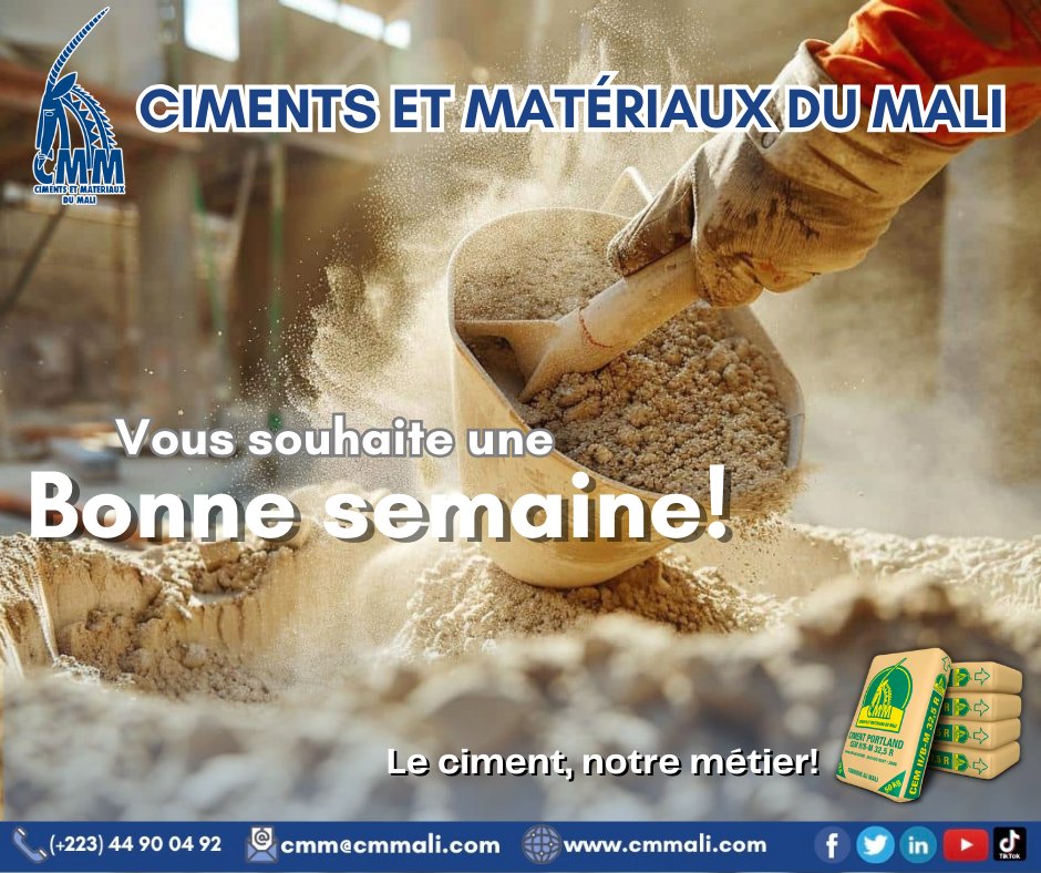 Ciments et Matériaux du Mali (CMM SA) (@cimentscmm) on Twitter photo 