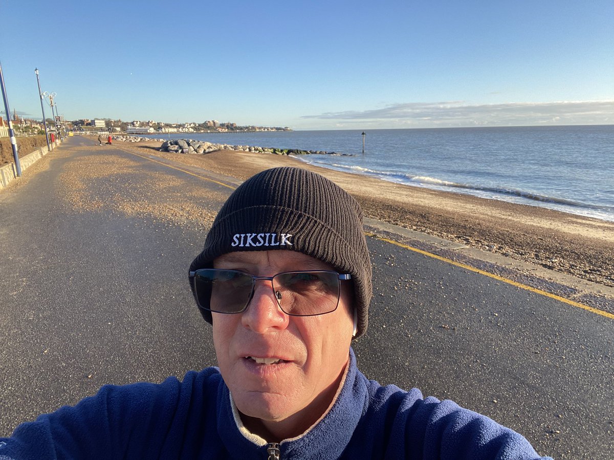 simonthomson66's tweet photo. Morning Paddy @ThisCoast the mystery year is 1976. Enjoying a few days on the Suffolk coast after Saturday’s match. Beautiful morning for a walk along the prom. Have a good day and UTB 🌊🐶🔴⚪️♥️. https://t.co/rzYi9D4Ofi