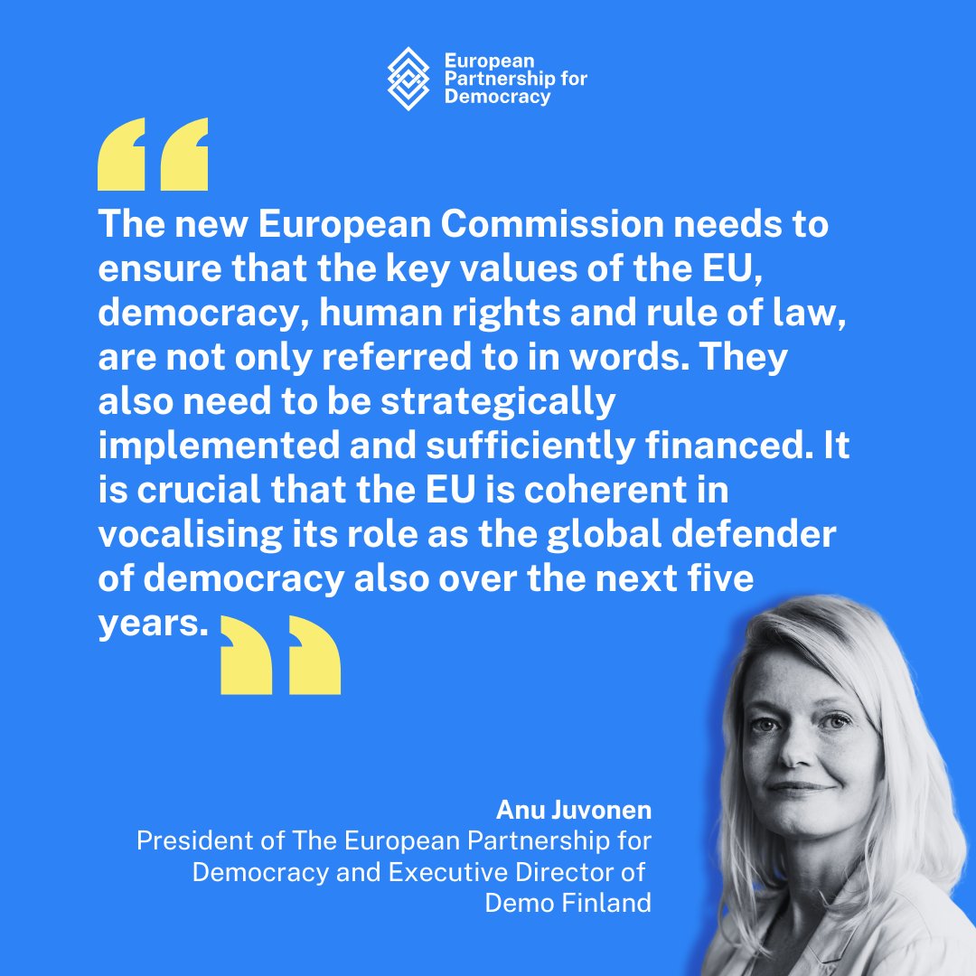 🇪🇺In this season of wishes and new resolutions for the new year, the EPD Network shares our #WishesForTheEU

⚖️The EU values of #democracy, #RuleofLaw and #HumanRights must be strategically implemented and sufficiently financed.🧵