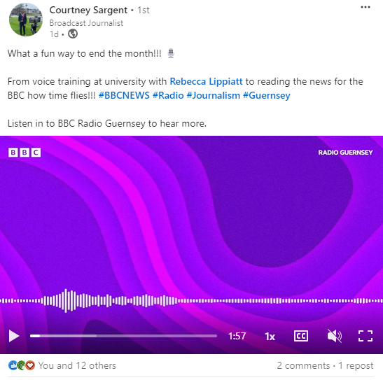 From <a href="/UWEBristol/">UWE Bristol</a> to reading the news on the BBC! Well done <a href="/Court_SargentTV/">Courtney Sargent</a> <a href="/BroxtonLippiatt/">Rebecca Broxton</a> 👏 courses.uwe.ac.uk/P50012/journal…