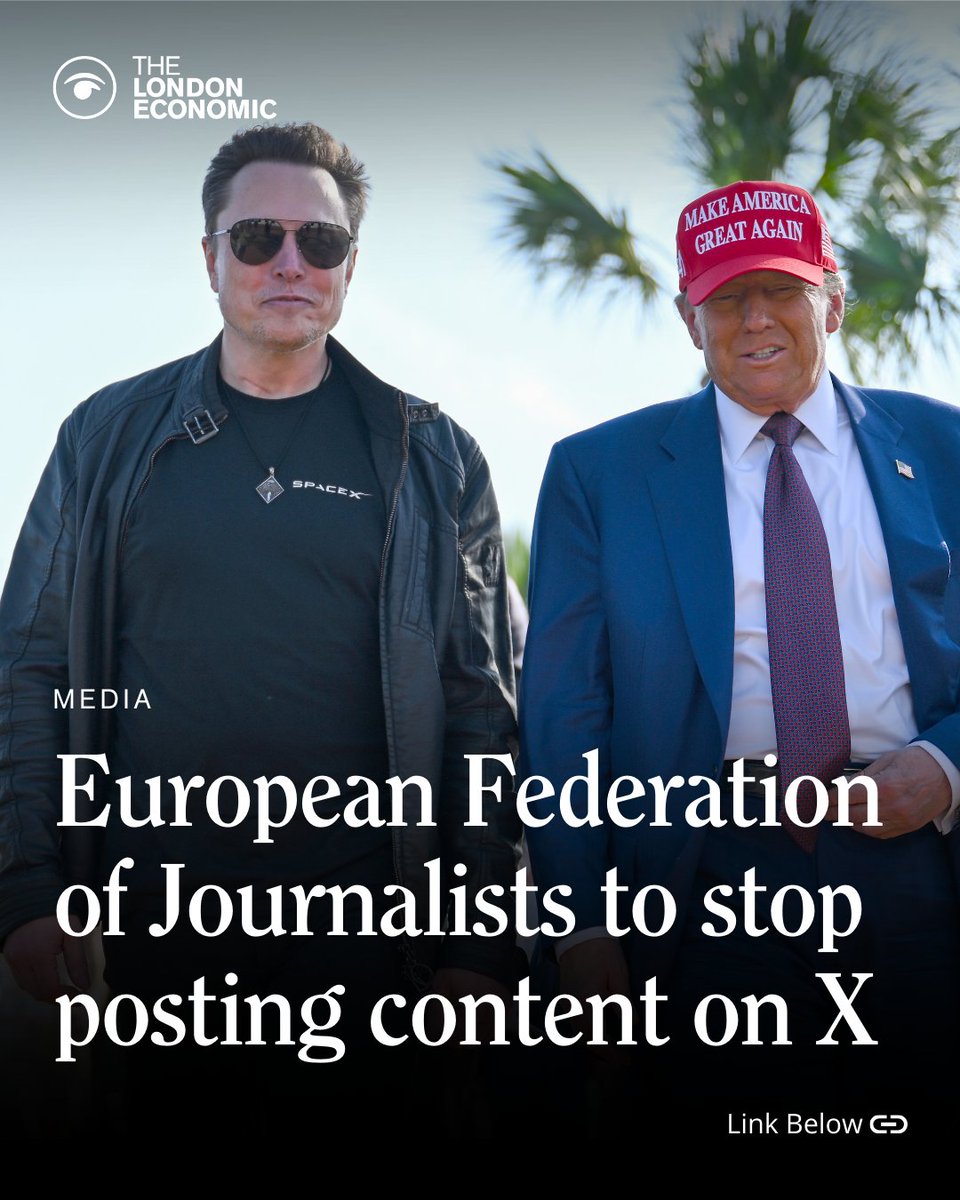 The EFJ will stop publishing content on X from January 20th 2025, the day Donald Trump becomes the 47th president of the United States.