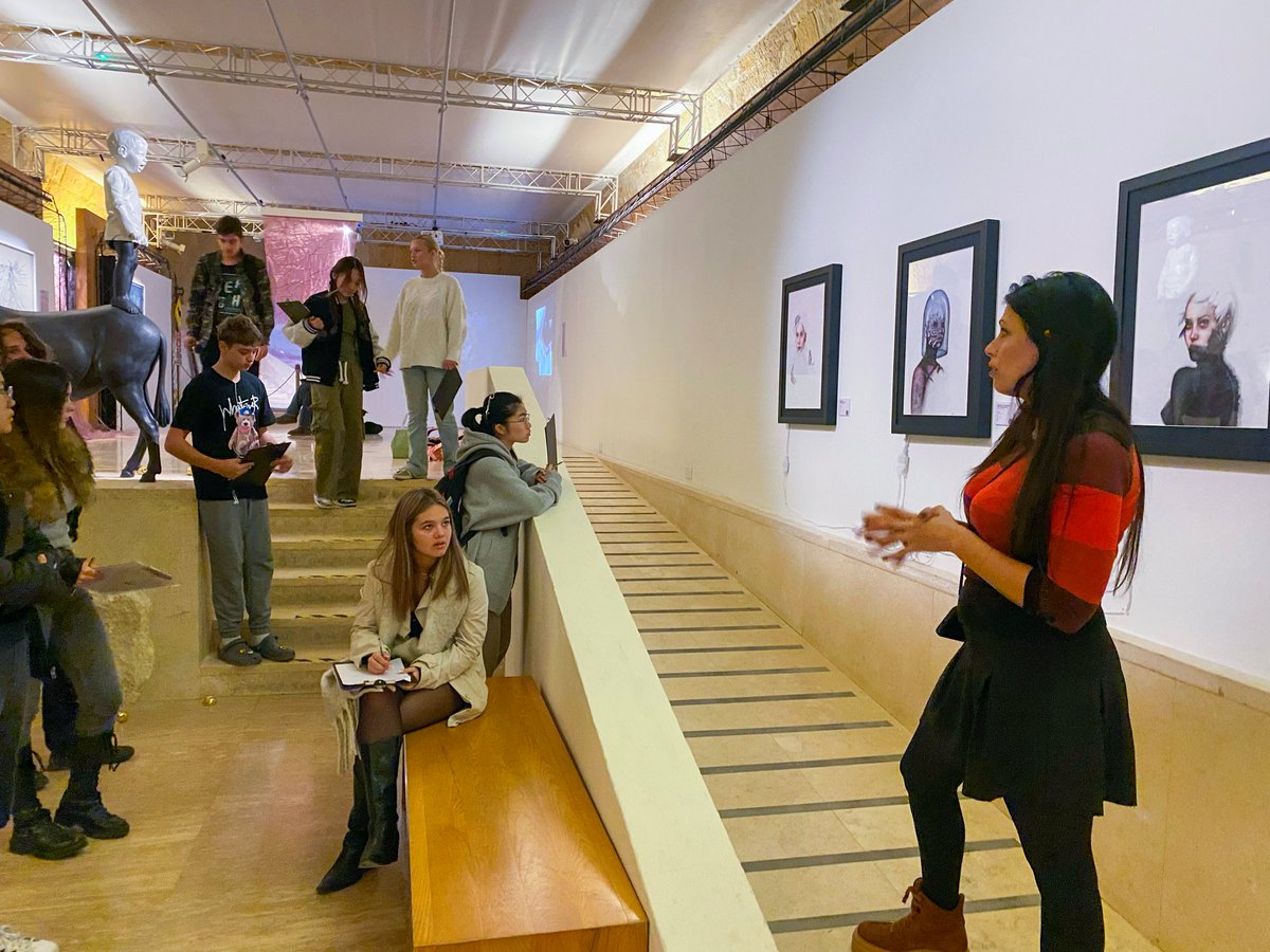 VerdalaSchool's tweet photo. 🎨 Grade 11 &amp; 12 VIS IBDP Visual Arts students delved into contemporary art with visits to @SpazjuKreattiv  and @MICASmalta in Malta. Thanks for the private tours and insights into curating. Excited for our exhibition on Feb 21, 2025! @vismalta https://t.co/ZVaUwxddXr