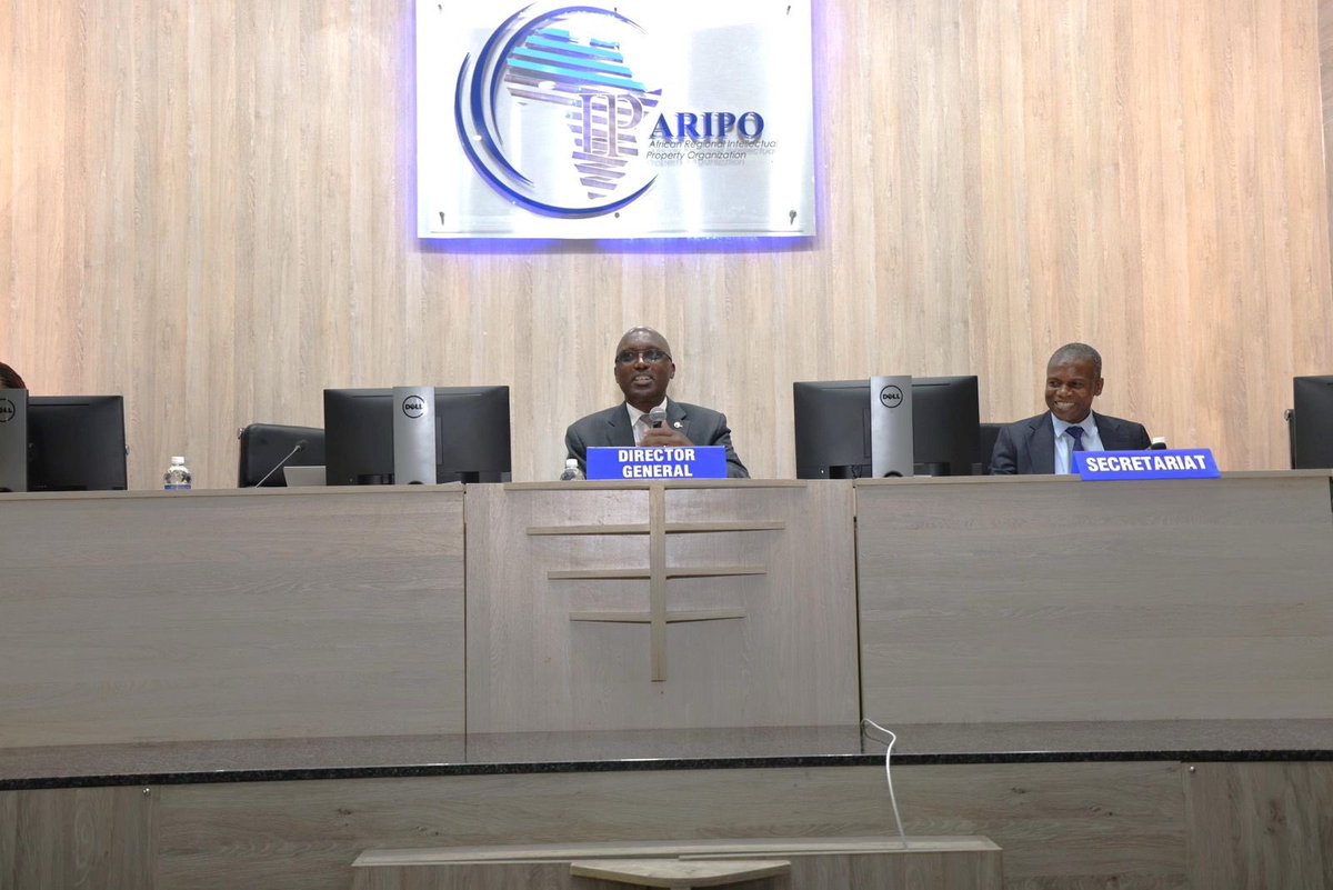 BemanyaT's tweet image. A warm welcome to the 17th cohort of the @Africa_Univ Master’s in Intellectual Property Programme. The cohort is at the @_ARIPO Secretariat for practical sessions, followed by the annual @WIPO-ARIPO-@Africa_Univ #MIP Conference, spotlighting IP and agriculture.